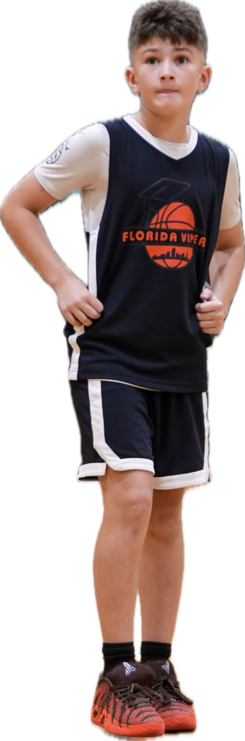 DJ Adams in his Florida Vipers uniform